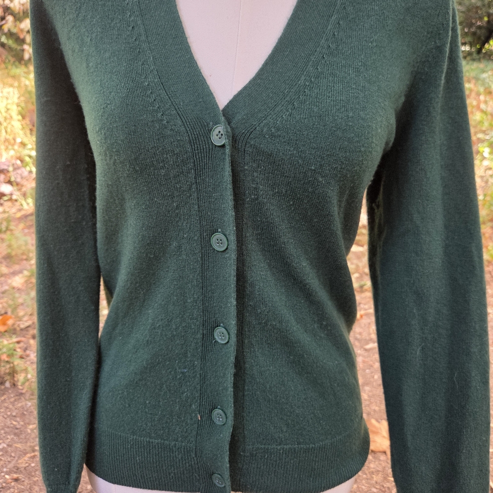 Sandro Paris Women's Green Cardigan Sweater - Picture 4 of 7